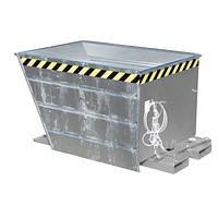 Contenedor basculante, galvanizado en caliente