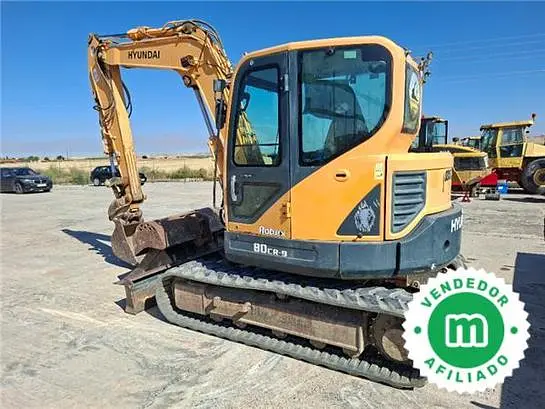 Hyundai Robex 80CR-9 mini excavator