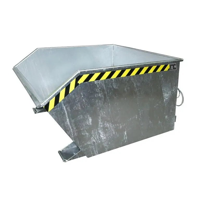Container tilting, hot galvanized