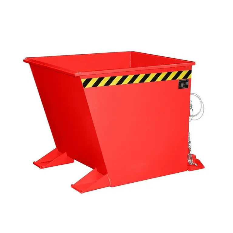 Contenedor de virutas, pintado, Rojo fuego