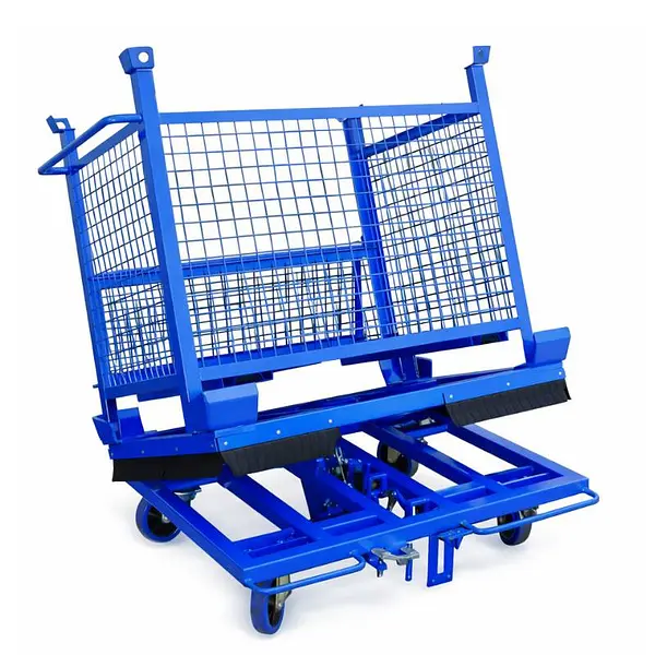Inclinador de contenedor de 500kg con ruedas Tymbia