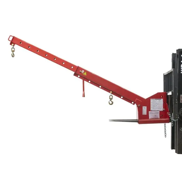 Grúa inclinada de 5000kg con brazo extensible