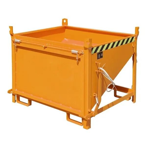 Silo Container, pintado, Amarillo naranja