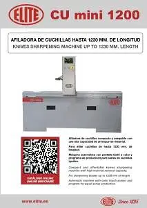 Máquina afiladora de cuchillas Elite CU mini 1200