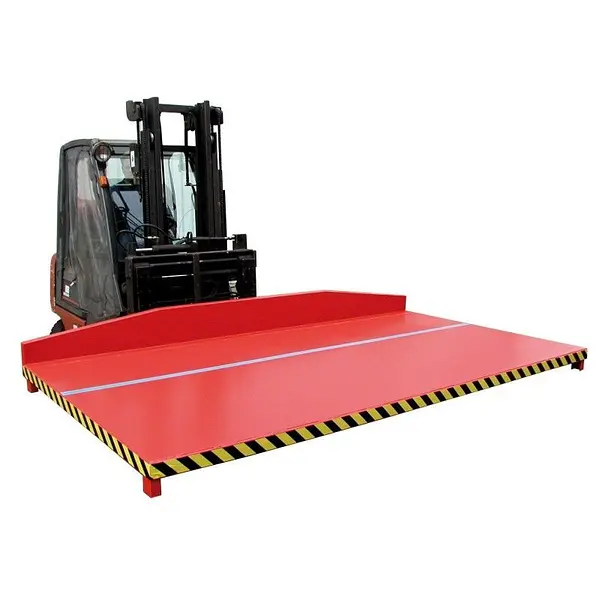 Scraping Platform, painted, Yellow Orange