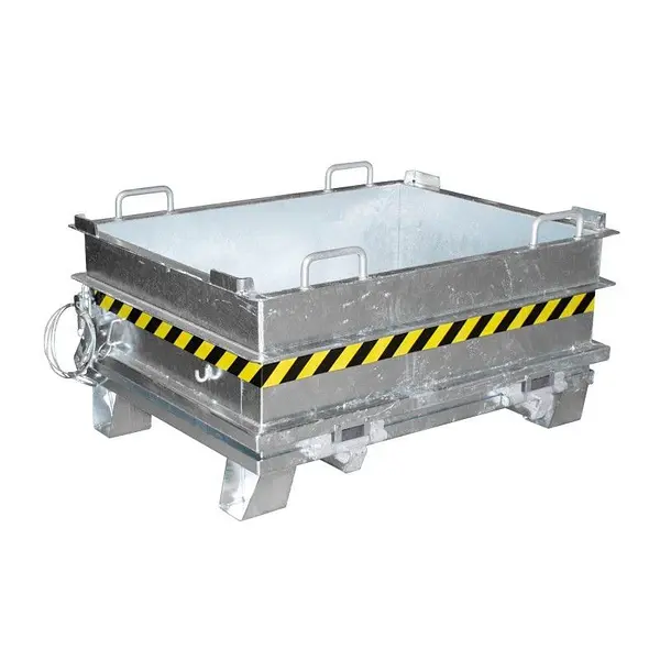 Contenedor de materiales de construcción, galvanizado en caliente