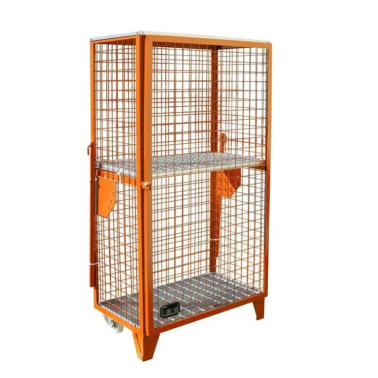 Gas bottle storage kit painted orange yellow