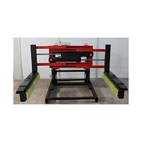 Forklift truck attachment for concrete blocks