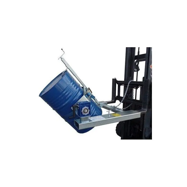 Implemento de volteo frontal para bidón 1 bidón