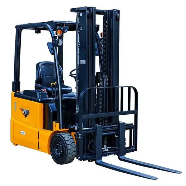 Electric forklift 3 wheels 1800kg duplex mast at 4.8m