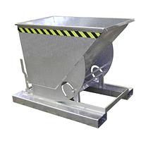 Contenedor basculante, galvanizado en caliente