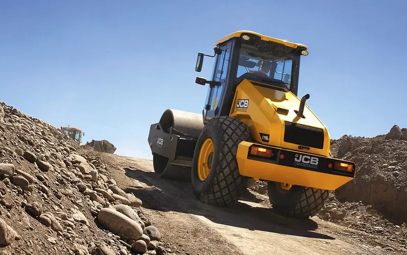JCB 116D vibratory soil compactor
