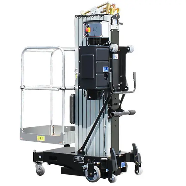 Plataforma Elevadora mástil vertical 10,4m-136kg (batería)