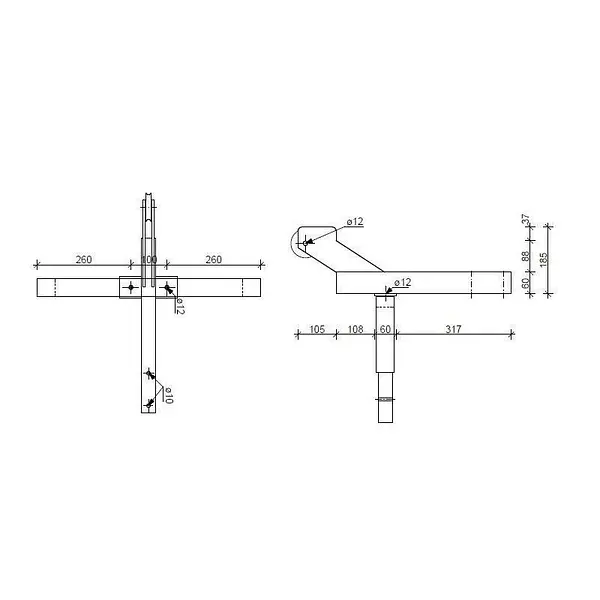 Decombro debris support and balancín kit