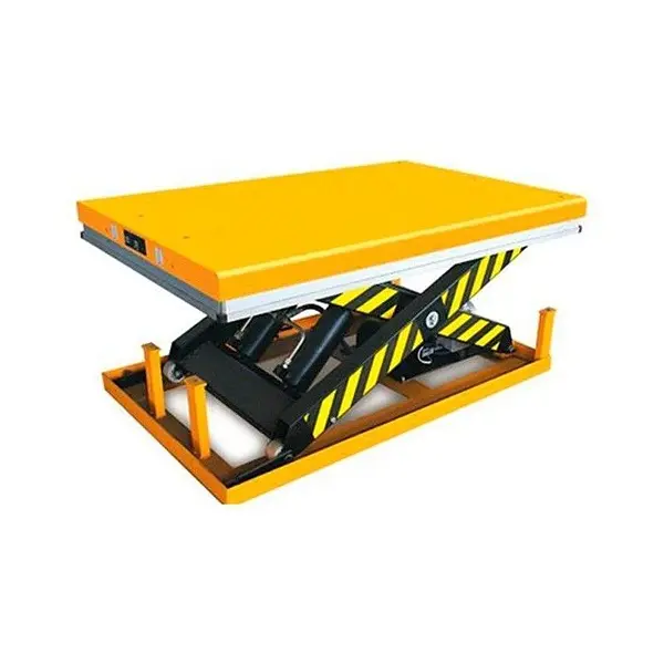 Mesa elevadora eléctrica 4000kg con altura de 1050mm y plataforma de 2000x1200mm