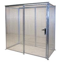 Gas bottle storage container galvanized steel