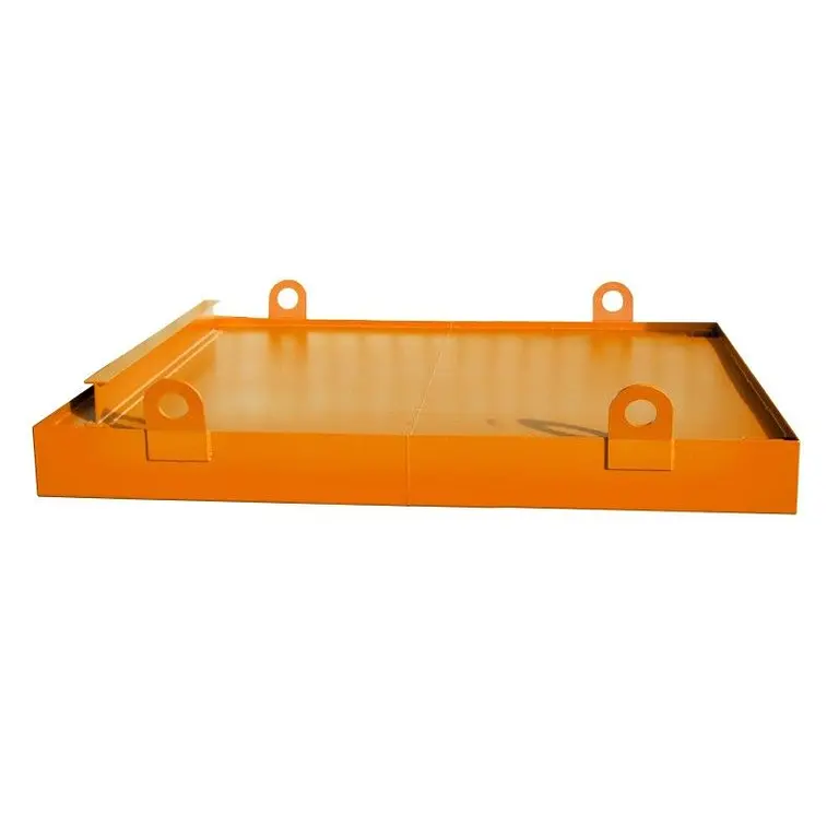 Filling band for containers, painted, Orange yellow