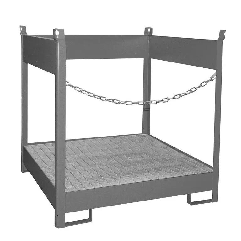 Piston stacking pad, painted, gray mouse