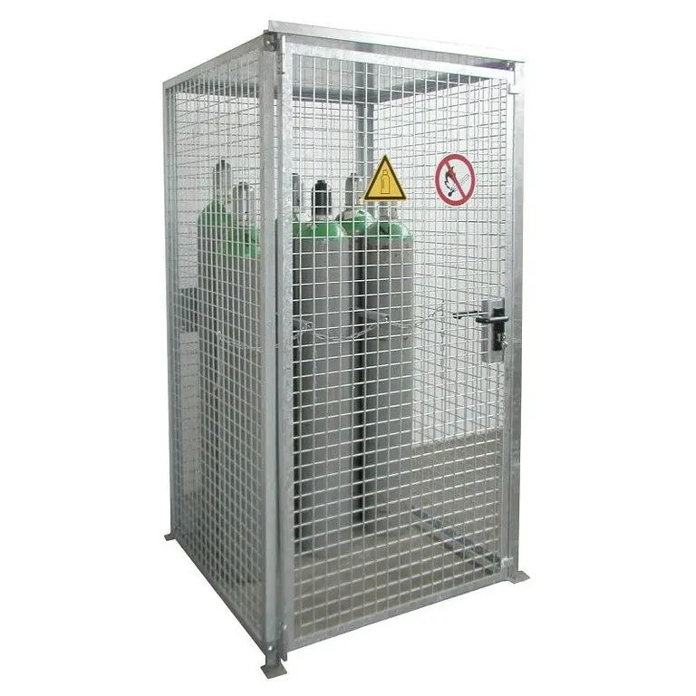 Contenedor para bombonas de gas, galvanizado en caliente