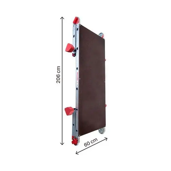 Foldable height adjustable work platform