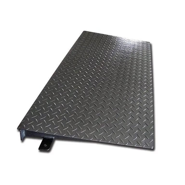 Ramp for weighing platform