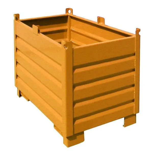 Collection and transport system painted orange yellow