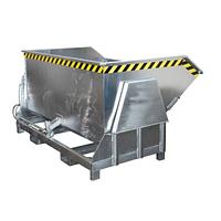 Contenedor basculante, galvanizado en caliente
