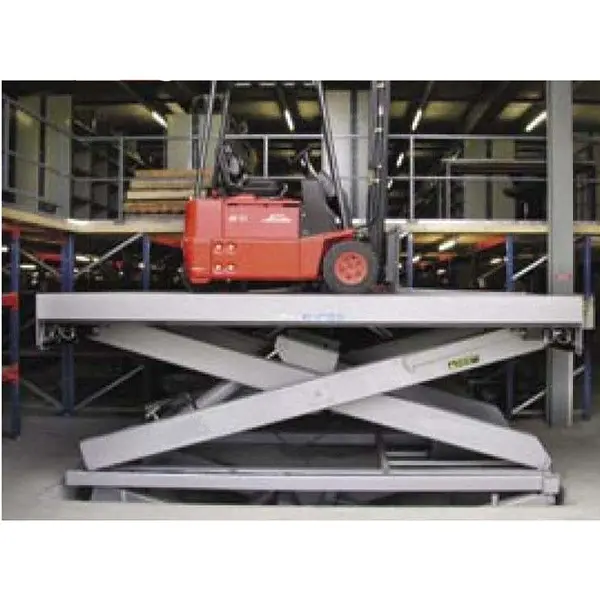 Mesa Elevadora Eléctrica 4000kg (2500x2000mm) + 400mm. Solapa (para muelle de carga)