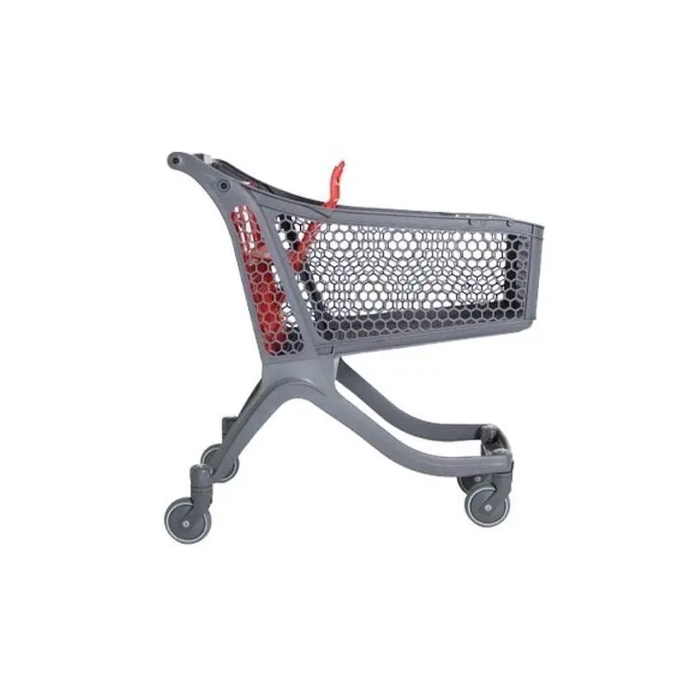 Plastic 100L supermarket and warehouse trolley