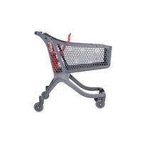 Plastic 100L supermarket and warehouse trolley