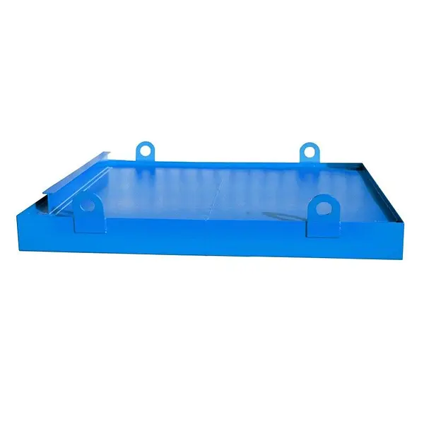 Cinturón colectivo para contenedores pintado azul claro