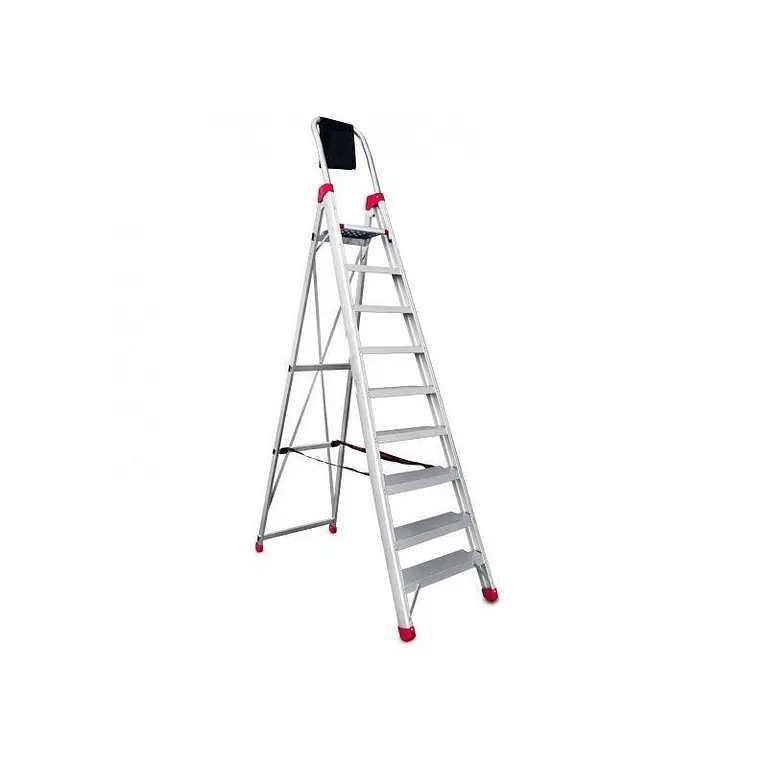 Ladder professional in aluminum with comfortable steps