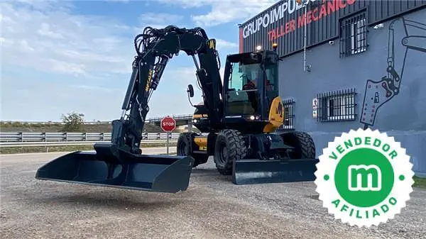 Mecalac 9MWR wheel excavator