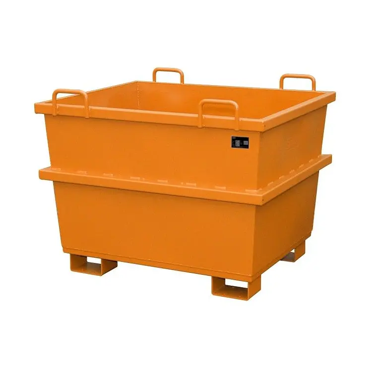 Contenedor universal, pintado, Amarillo naranja