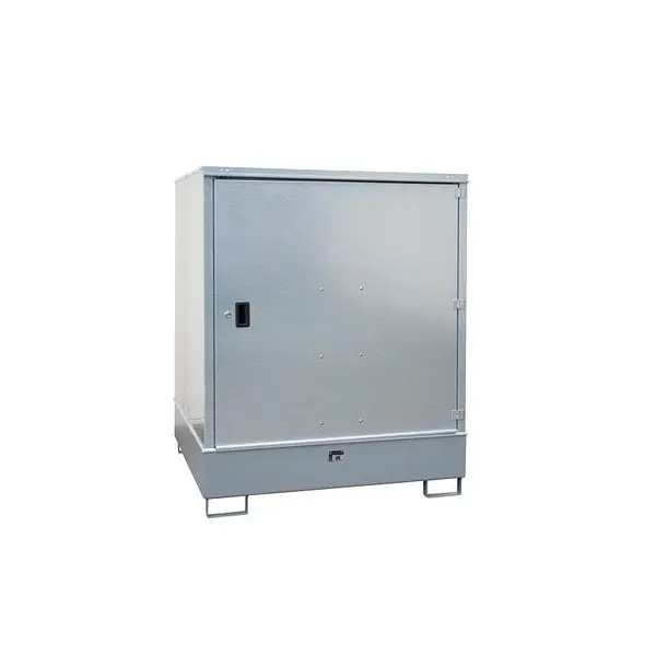 Hazardous materials storage cabinet painted mouse grey