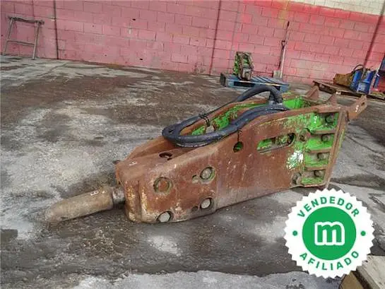 Martillo percutor hidráulico para retrocargadoras y excavadoras