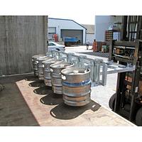 Drum lift, painted, gray mouse