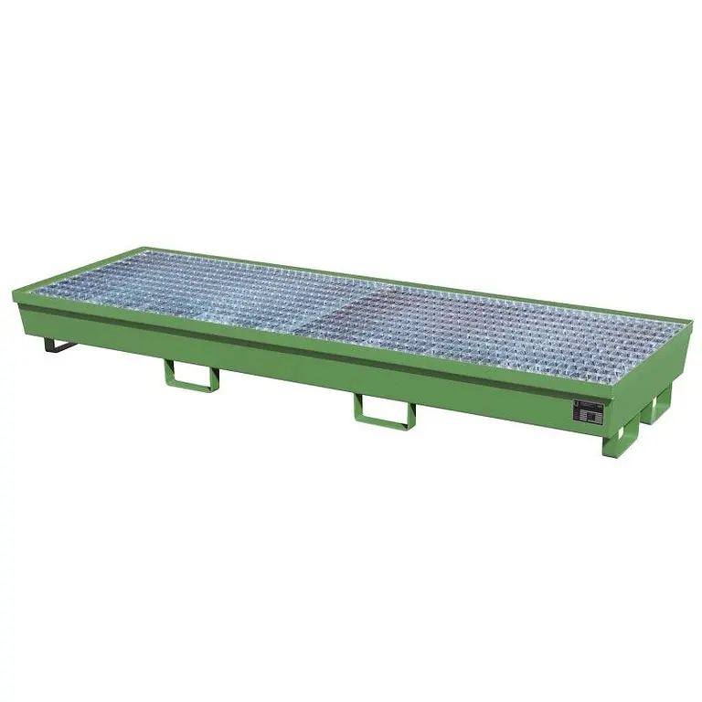 Collector tray painted green Reseda