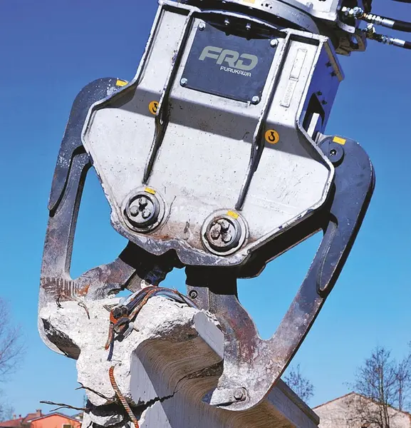 Cortadora y trituradora primaria FRD VXB VXS para excavadoras