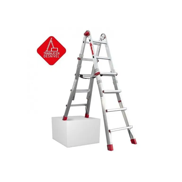 Ladder multipurpose aluminum telescopic