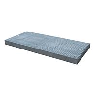 Bandeja derrames de protección de suelo, galvanized