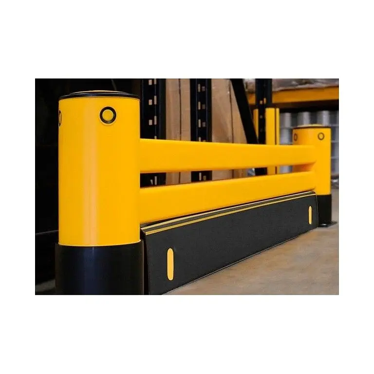 A-SAFE 2 rail barrier for racking and shelving
