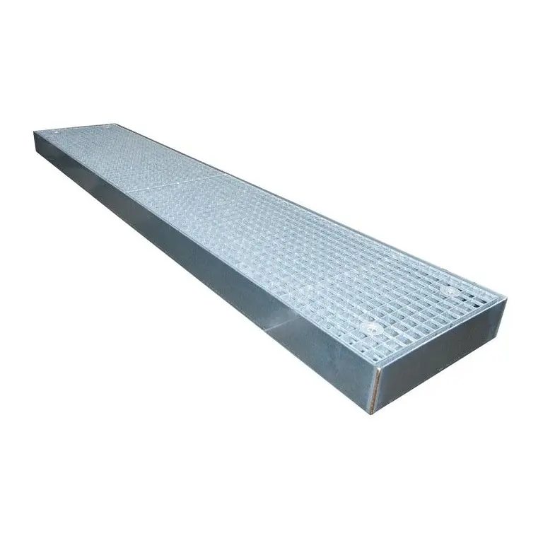 Bandeja derrames de protección de suelo, galvanized