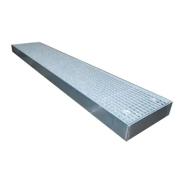 Bandeja derrames de protección de suelo, galvanized