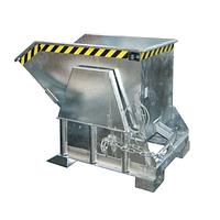 Contenedor basculante, galvanizado en caliente