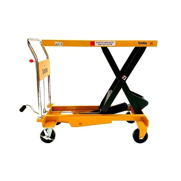 Mesa elevadora manual de tijera 300kg hasta 1000mm