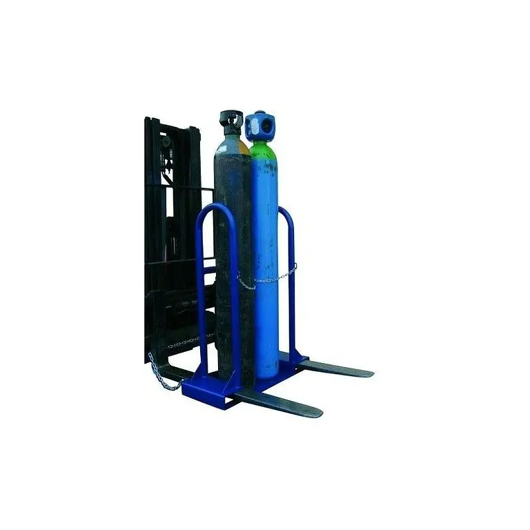 Support for 2 welding bottles