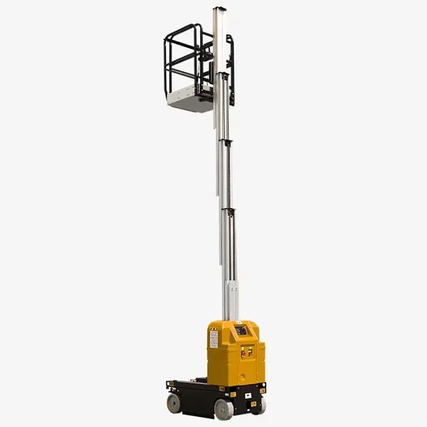 Plataforma Elevadora mástil vertical con brazo 7,5m-125kg