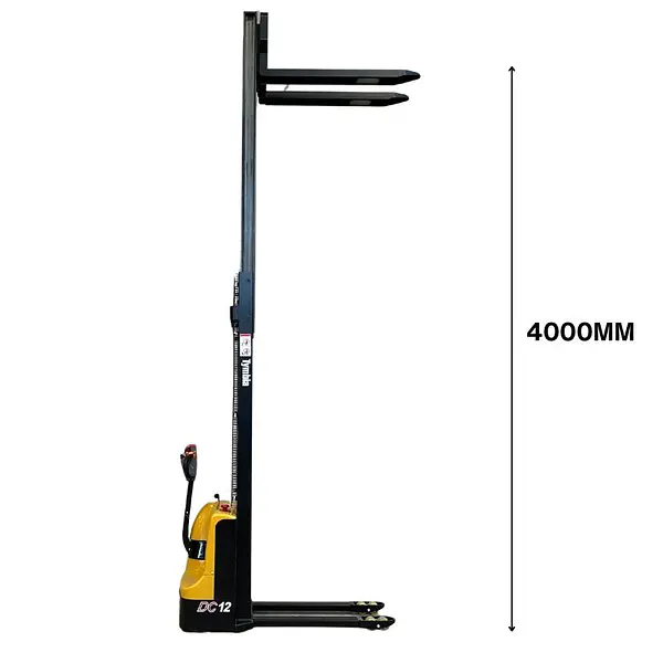 Tymbia electric stacker 1200kg 4000mm 24V 100Ah