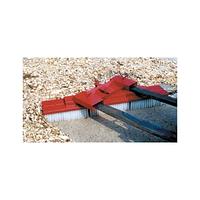 Brush sweeper 1500x410mm forklift, Red fire
